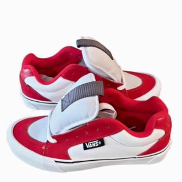 Vans Mens Chukka Push Shoes Size 7.5 Red Gray White - Picture 3 of 9